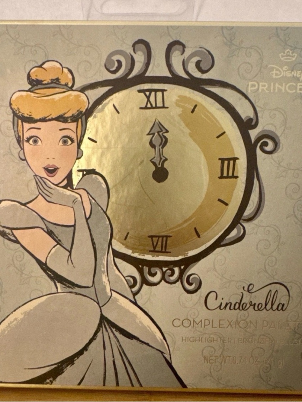 Disney Princess Cinderella Face Palette Blush Bronzer Highlighter Makeup Set NWT